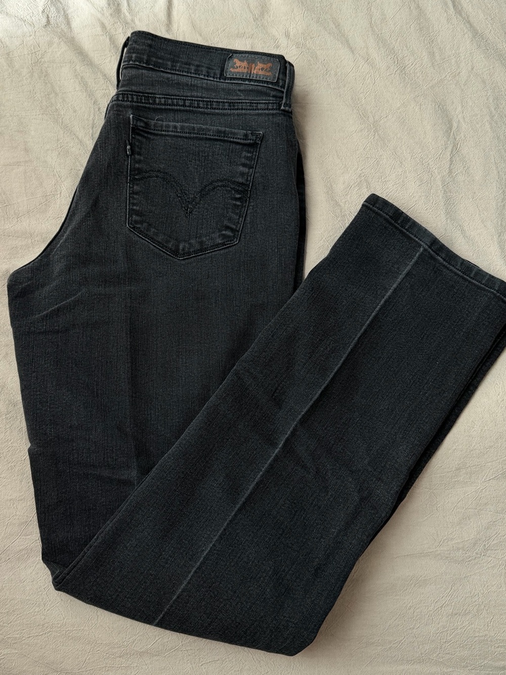 Levi’s 505 28x34 Black Straight-Leg Jeans